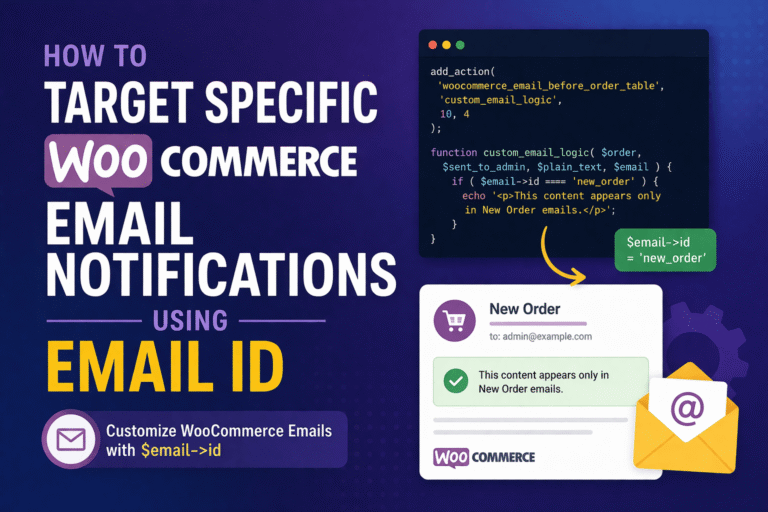 Target WooCommerce Email Notification by Email ID
