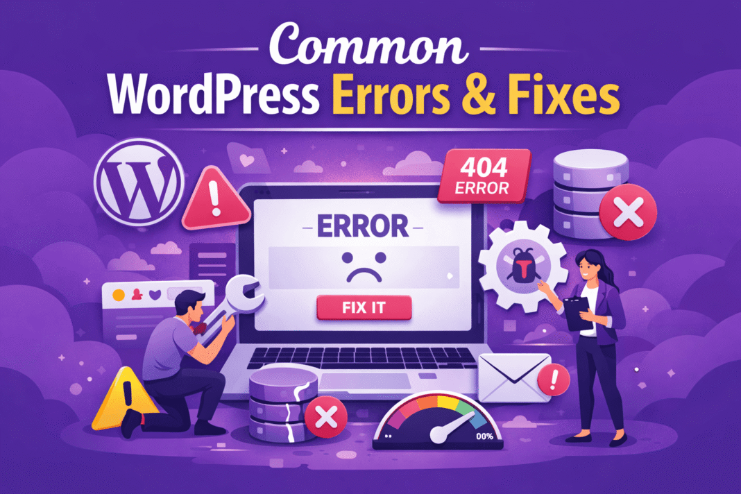 Common WordPress Errors and How to Fix