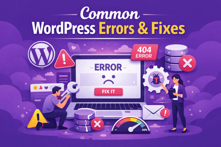 Common WordPress Errors and How to Fix Them